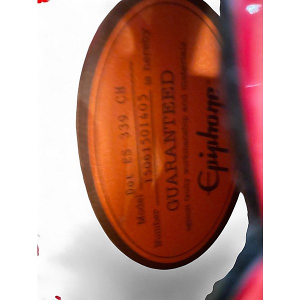 Used Epiphone ES339 Cherry Hollow Body Electric Guitar