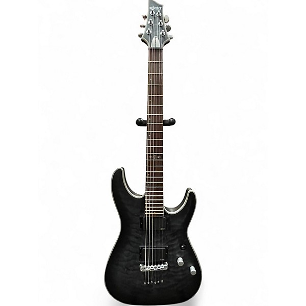 Used Schecter Guitar Research C1 Platinum black burst Solid Body Electric Guitar