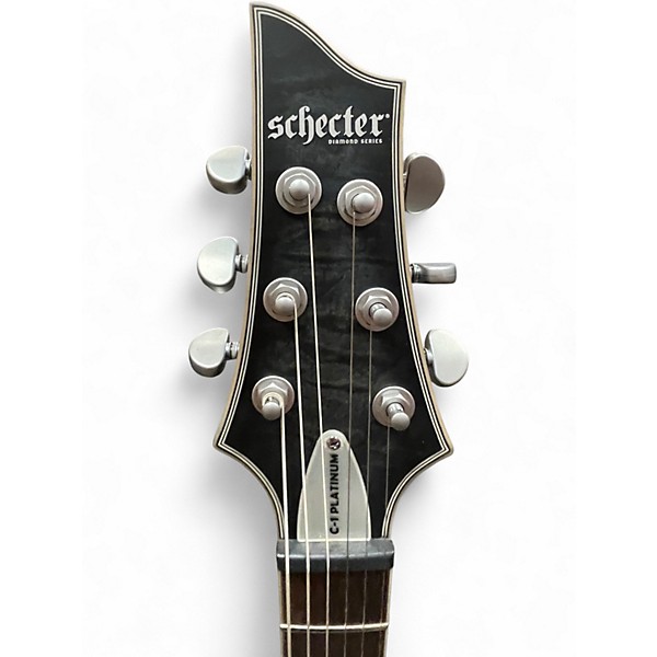 Used Schecter Guitar Research C1 Platinum black burst Solid Body Electric Guitar