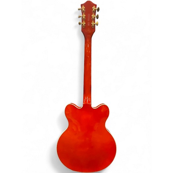 Used 2021 Gretsch Guitars G5422T Electromatic Trans Orange Hollow Body Electric Guitar