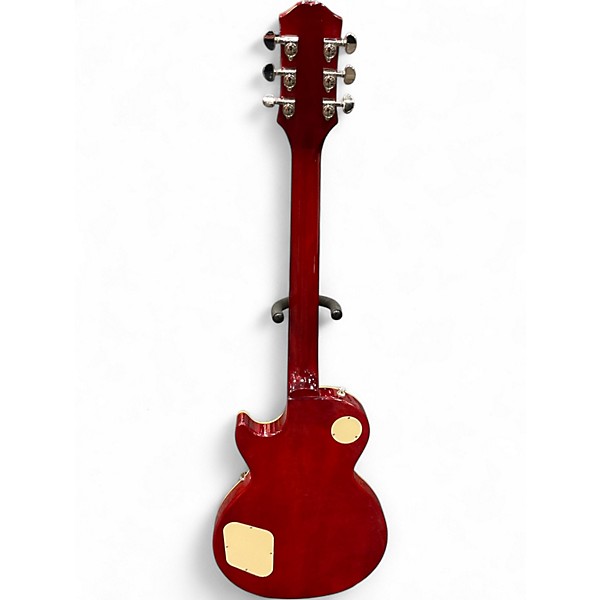 Used 2024 Epiphone Les Paul Standard Plus Cherry Sunburst Solid Body Electric Guitar