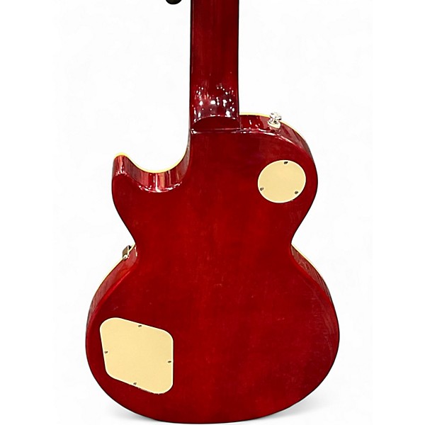 Used 2024 Epiphone Les Paul Standard Plus Cherry Sunburst Solid Body Electric Guitar