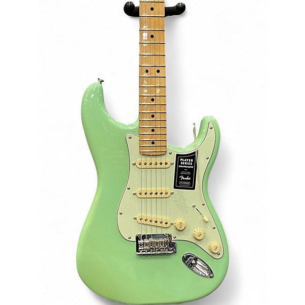 Used 2022 Fender Player Stratocaster Mint Green Solid Body Electric Guitar