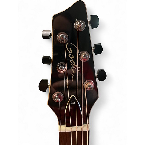 Used Godin A6 Ultra Left Handed Natural Acoustic Electric Guitar