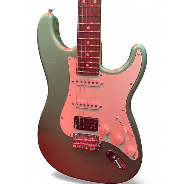 Used Suhr classic s plus hss pewter metallic Solid Body Electric Guitar