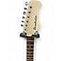 Used Danelectro coral sitar white crackle Solid Body Electric Guitar