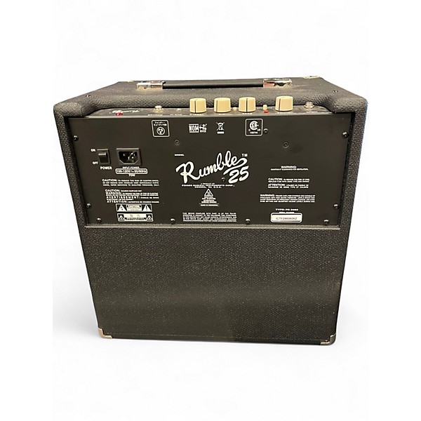 Used Fender Rumble 25 25W 1x10 Bass Combo Amp