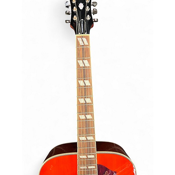 Used Epiphone Hummingbird Pro Cherry Sunburst Acoustic Electric Guitar