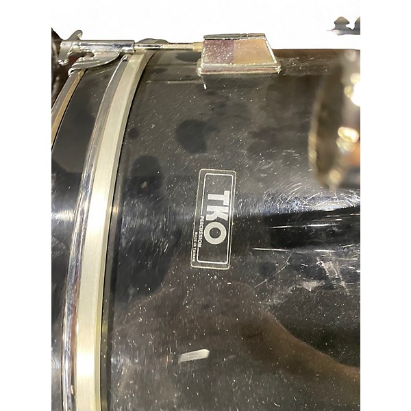 Used TKO 4 Piece DRUM SET BLACK Drum Kit