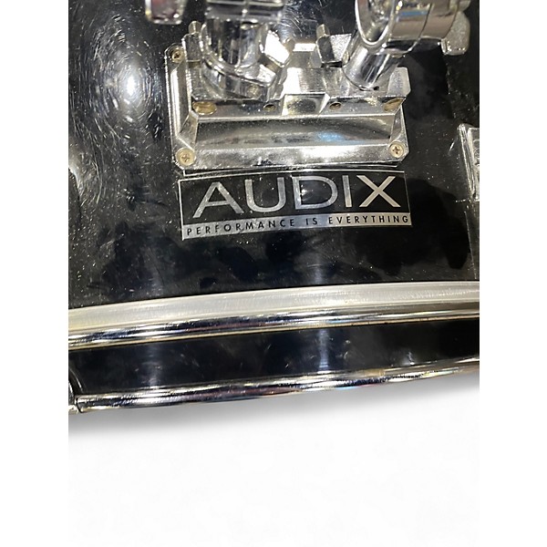 Used TKO 4 Piece DRUM SET BLACK Drum Kit