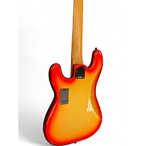 Used Squier CONTEMPORARY P BASS SUNSET METALLIC Electric Bass Guitar