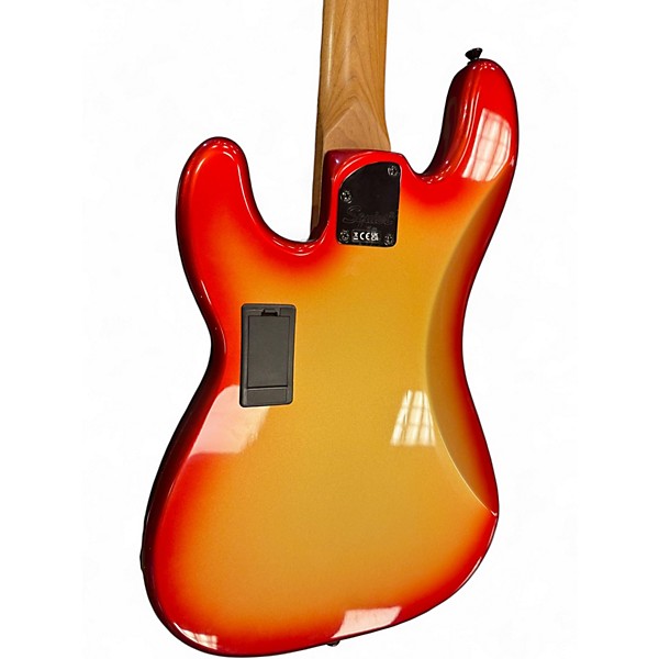 Used Squier CONTEMPORARY P BASS SUNSET METALLIC Electric Bass Guitar