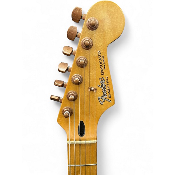 Used 2001 Fender Standard Stratocaster Vintage Sunburst Solid Body Electric Guitar