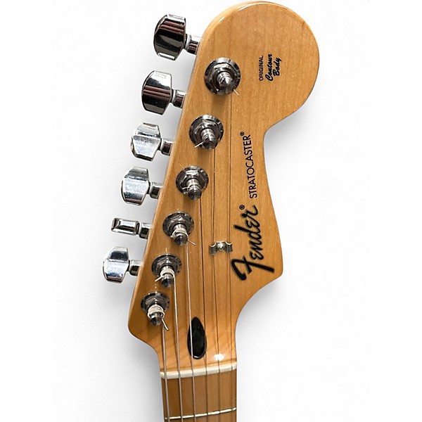 Used Fender Standard Stratocaster HSS Plus Top AGED CHERRY BURST Solid Body Electric Guitar