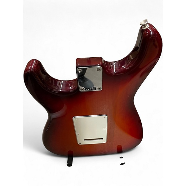 Used Fender Standard Stratocaster HSS Plus Top AGED CHERRY BURST Solid Body Electric Guitar