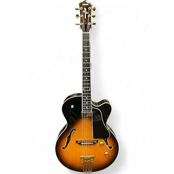 Used Yamaha AEX1500 2 Color Sunburst Acoustic Electric Guitar