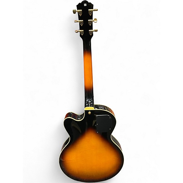 Used Yamaha AEX1500 2 Color Sunburst Acoustic Electric Guitar