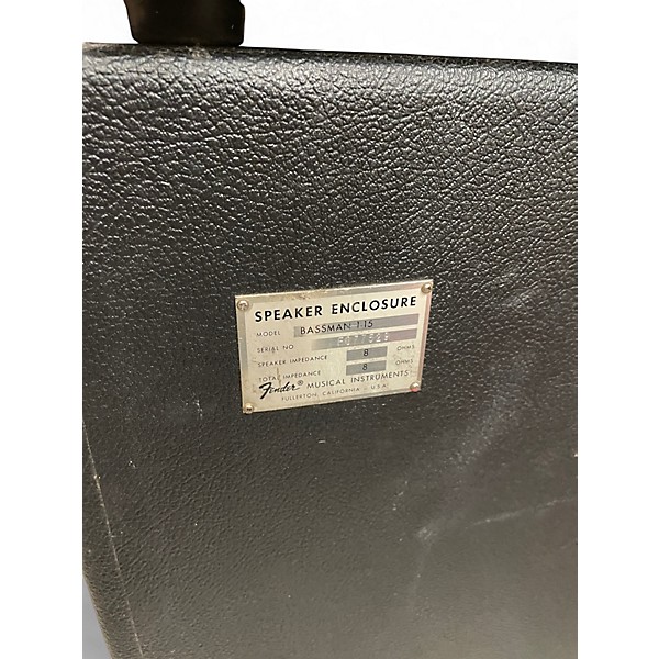 Used Fender BASSMAN 1X15 BASS CABINET Bass Cabinet