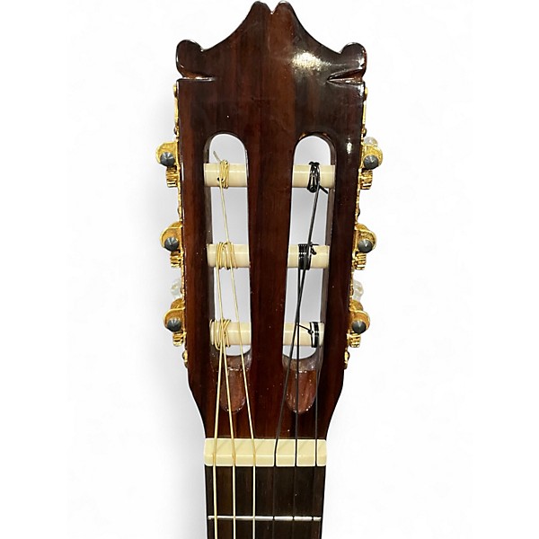 Used Salvador Ibanez GA6CE-14-01 Natural Classical Acoustic Electric Guitar