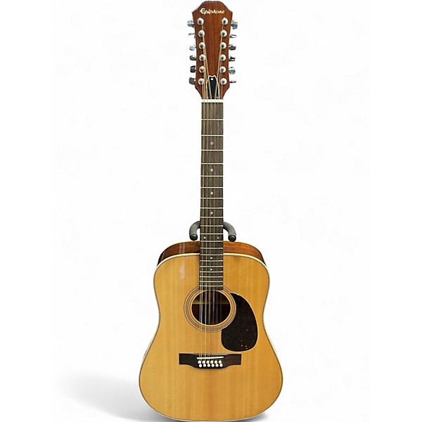 Used Epiphone PR71512N Natural 12 String Acoustic Guitar