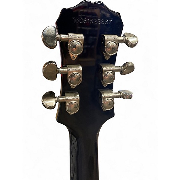 Used Epiphone Les Paul Standard Pro Trans Blue Solid Body Electric Guitar