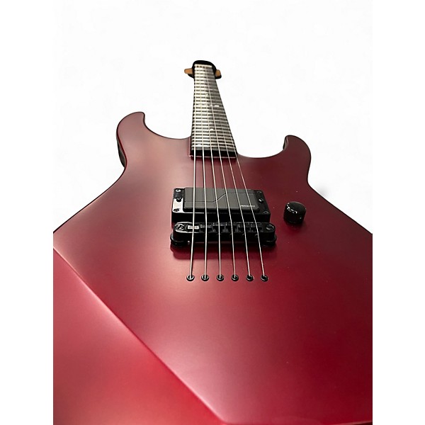 Used ESP EII M1 Chrome Red Solid Body Electric Guitar