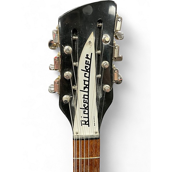 Used Rickenbacker 350/12V63 Black Solid Body Electric Guitar