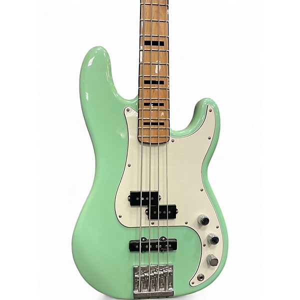 Used 2020 Fender GC FSR Deluxe Precision Bass Seafoam Green Electric Bass Guitar