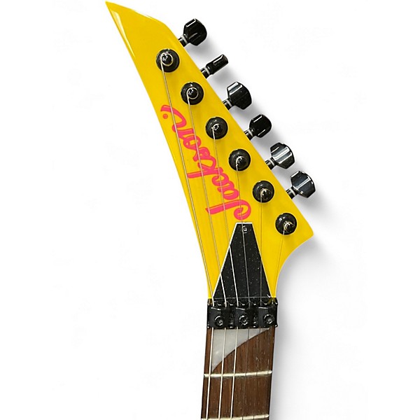 Used Jackson x series CAUTION YELLOW Solid Body Electric Guitar