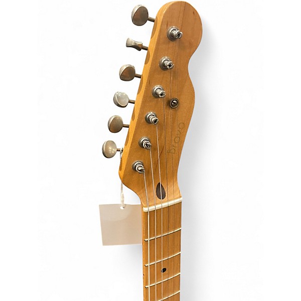 Used Bravo Retro T Fiesta Red Solid Body Electric Guitar