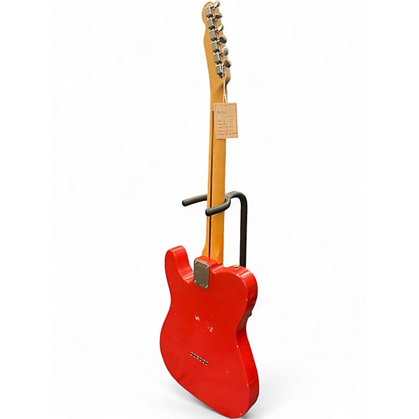 Used Bravo Retro T Fiesta Red Solid Body Electric Guitar