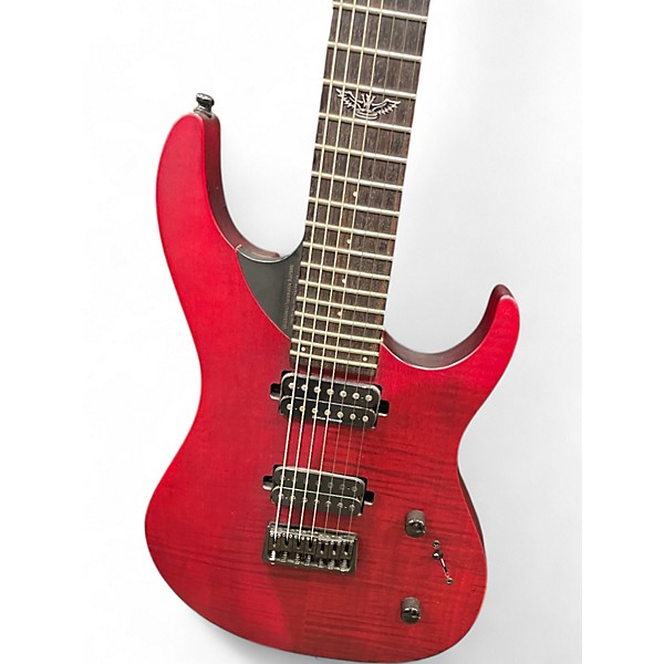 Used Washburn PARALLAXE Crimson Red Trans Solid Body Electric Guitar