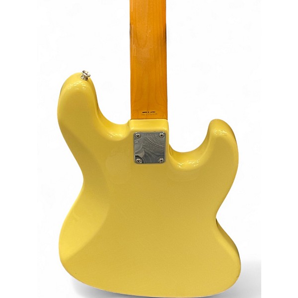 Used Fender JAZZ BASS YELLOW Electric Bass Guitar