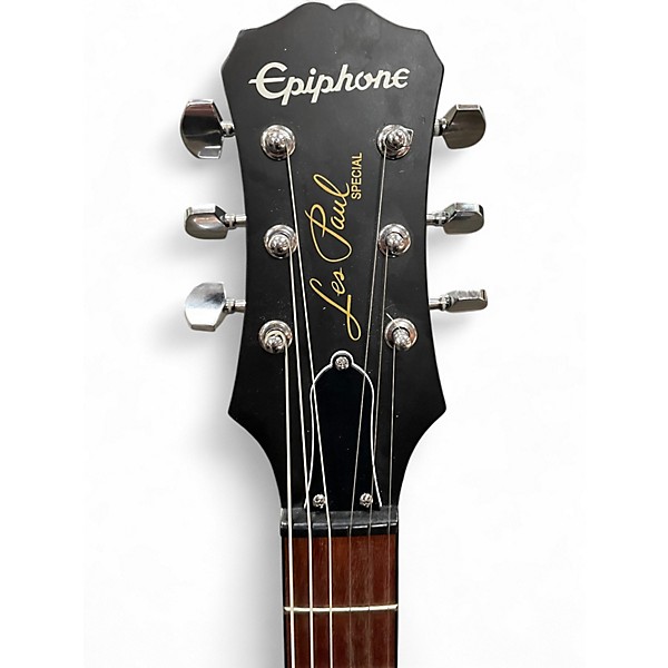 Used Epiphone Les Paul Special II Black Solid Body Electric Guitar