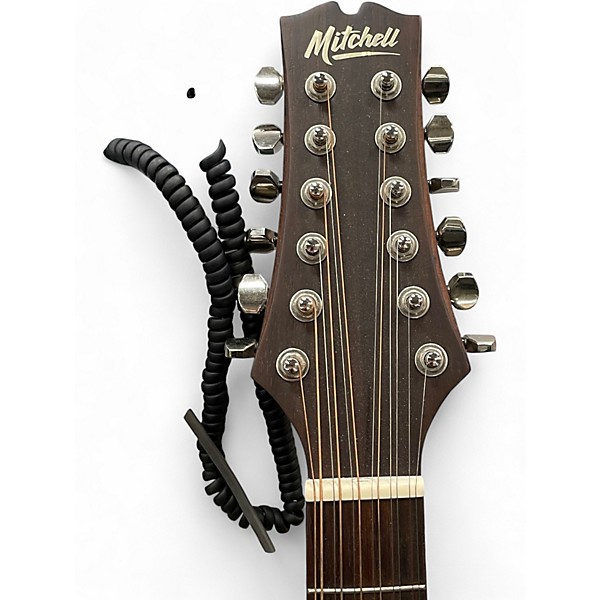 Used Mitchell T331TCE Natural 12 String Acoustic Electric Guitar