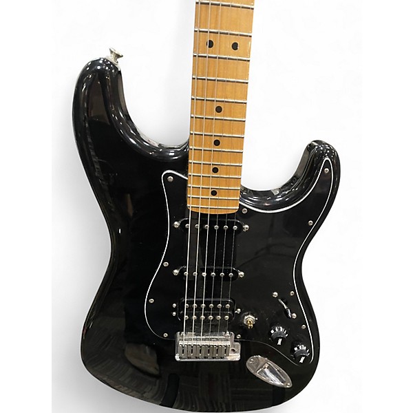 Used Fender Player Stratocaster HSS  Black Solid Body Electric Guitar
