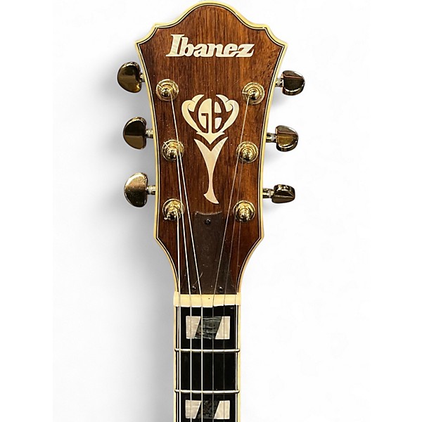 Used Ibanez LGB30 George Benson Signature Vintage Sunburst Hollow Body Electric Guitar