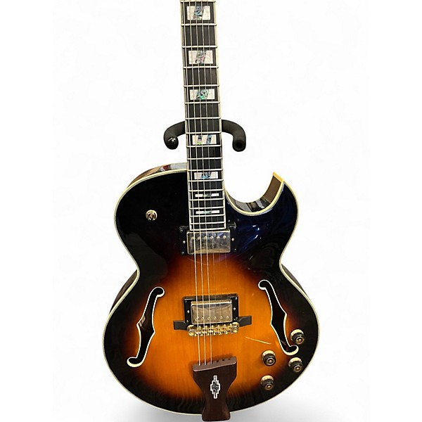 Used Ibanez LGB30 George Benson Signature Vintage Sunburst Hollow Body Electric Guitar