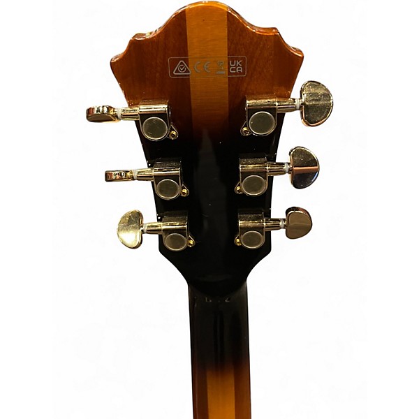 Used Ibanez LGB30 George Benson Signature Vintage Sunburst Hollow Body Electric Guitar