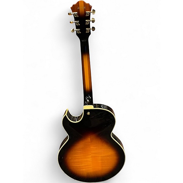 Used Ibanez LGB30 George Benson Signature Vintage Sunburst Hollow Body Electric Guitar