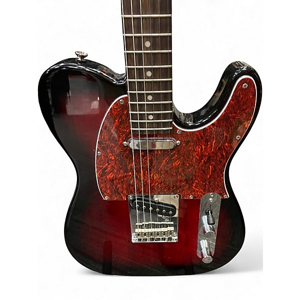 Used Squier Standard Telecaster wine red burst Solid Body Electric Guitar