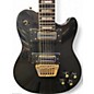 Vintage 1970s Ovation UK II Black Solid Body Electric Guitar