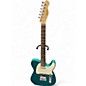 Used Squier Affinity Telecaster Green Solid Body Electric Guitar thumbnail