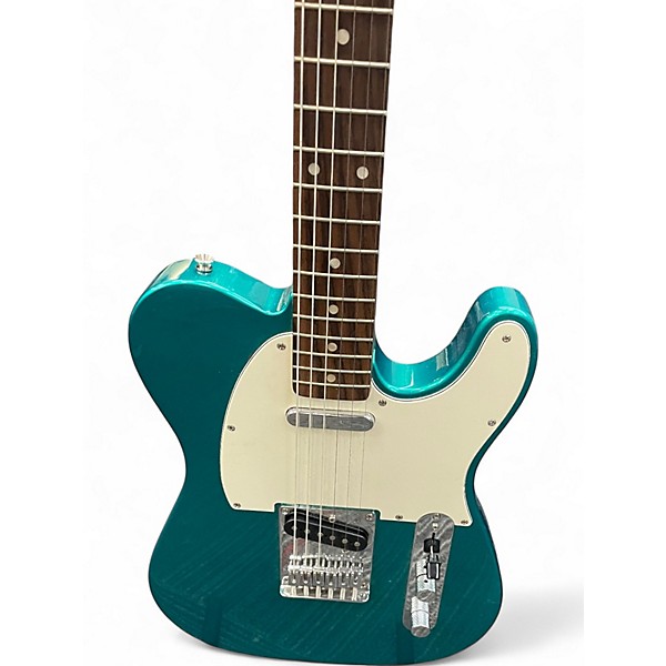 Used Squier Affinity Telecaster Green Solid Body Electric Guitar