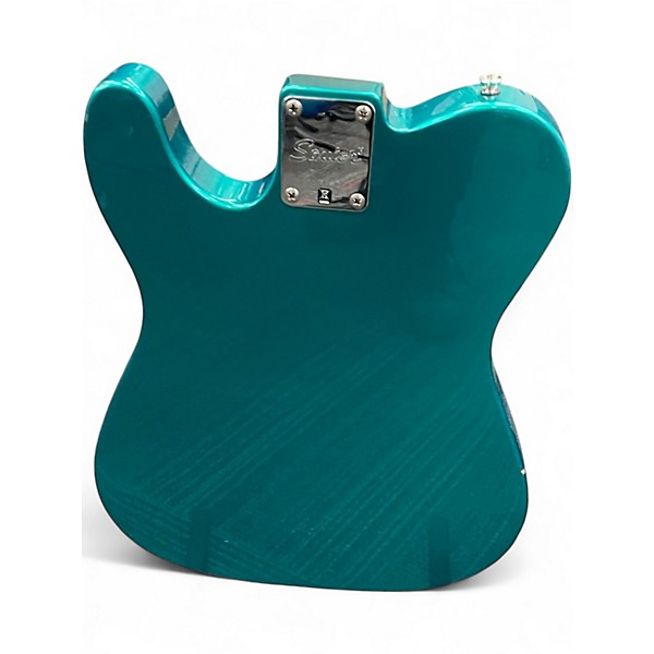Used Squier Affinity Telecaster Green Solid Body Electric Guitar