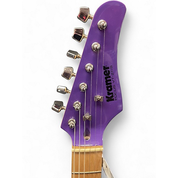 Used Kramer Focus VT-211S Purple Solid Body Electric Guitar