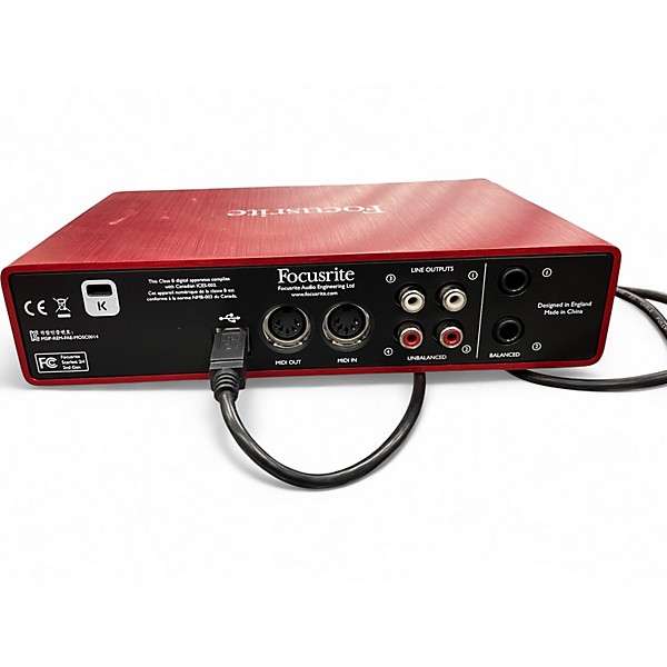 Used Focusrite Scarlett 2i4 G2 Audio Interface