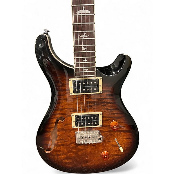 Used PRS SE Custom 22 Semi-Hollowbody Vintage Sunburst Hollow Body Electric Guitar