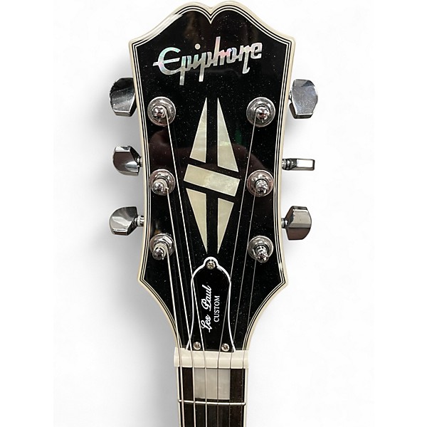 Used Epiphone Adam Jones Les Paul Custom Art Collection: Korin Faught's "S Silverburst Solid Body Electric Guitar