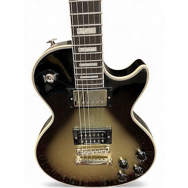 Used Epiphone Adam Jones Les Paul Custom Art Collection: Korin Faught's "S Silverburst Solid Body Electric Guitar